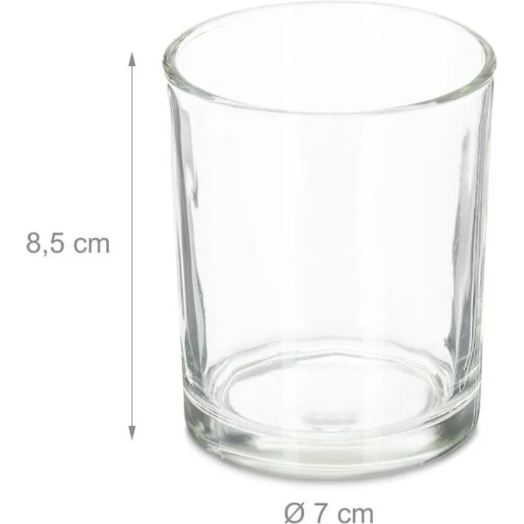 Teelichtgläser transparent im 12er Set 10042107 – Bild 4
