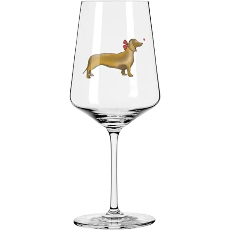Ritzenhoff Aperitifglas 8106006 Cocktail-Glas 500 ml, Serie Tierisch glücklich, Motiv Dackel, Kristallglas – Bild 5