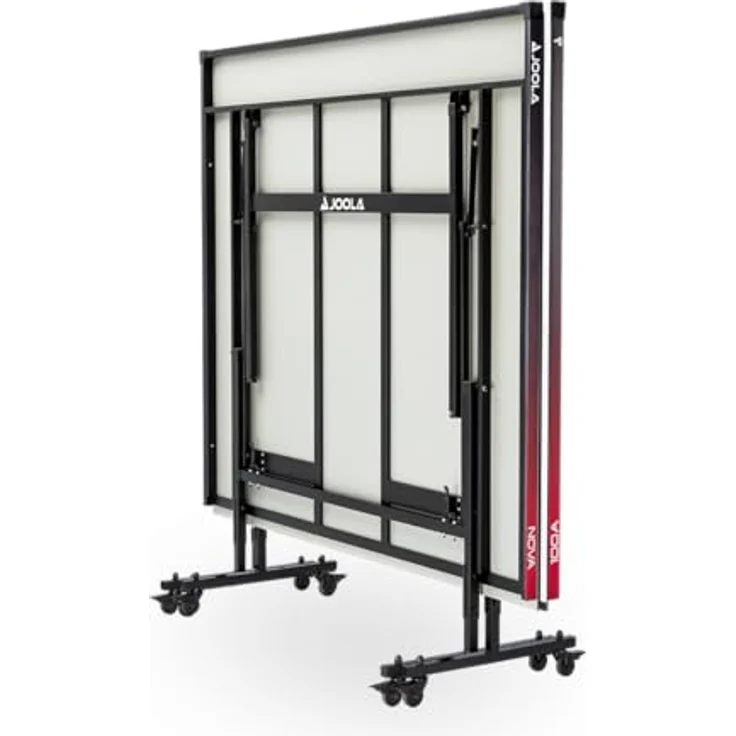 JOOLA Nova 100A Outdoor Tischtennisplatte, 4 mm Aluminium-Verbundoberfläche, wetterfest, klappbares Untergestell, inkl. Netz, rot-schwarz – Bild 6