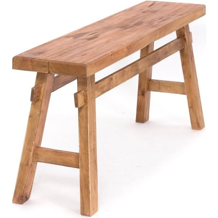 DESIGN DELIGHTS Sitzbank SITZBANK "EAST", Altholz massiv, 118x53x27,5cm (BxHxT), Holzbank, F – Bild 3