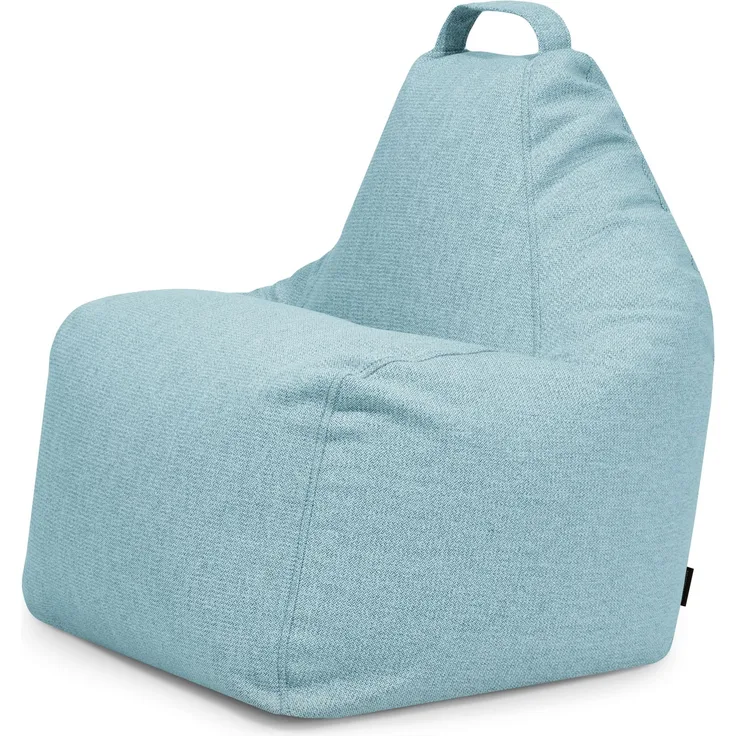 Sitzsack ‘Play‘, Bezugstoff - Dunes, 100% Olefin, Aquamarine, 85x80x80 cm.