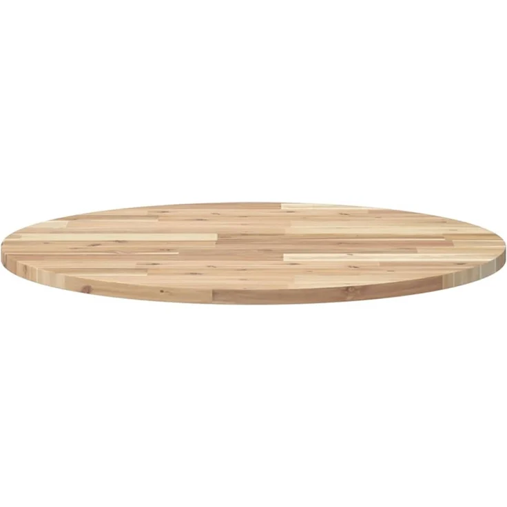 vidaXL Tischplatte Rund Ø70x2 cm Massivholz Akazie 4008685 – Bild 4