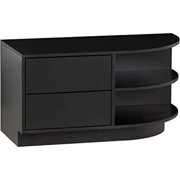 TV Board Fianca aus Kiefernholz Rund, Rechts