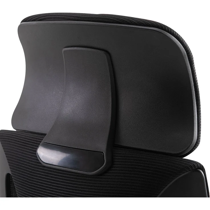 Vinsetto Bürostuhl, Polyester, Schaumstoff, Schwarz, 64L x 55B x 116-126H cm – Bild 9