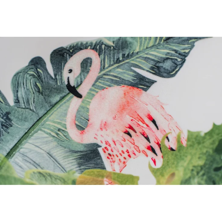 KAWOLA Schaukelstuhl Stella Schaukelsessel Esszimmerstuhl Stoff Flamingo 73 x 75 x 62 cm – Bild 7