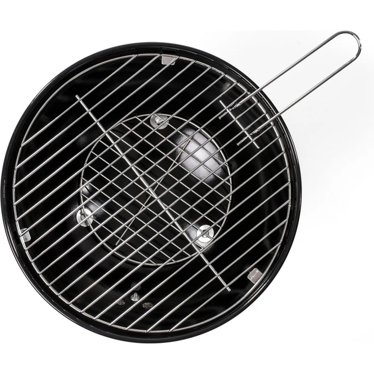 ROSMARINO HOLZKOHLEGRILL ROSMARINO Stahl (H 26 x T 42 x B 38 cm) – Bild 2