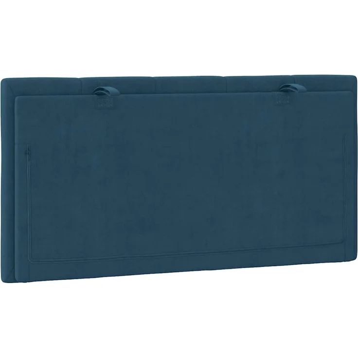vidaXL Kopfteil-Kissen "Hanko" Blau 100 cm Samt – Bild 7