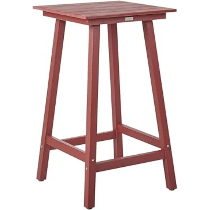 Garten Bartisch ADIRONDACK 60 cm 59 cm Kunststoff Rot