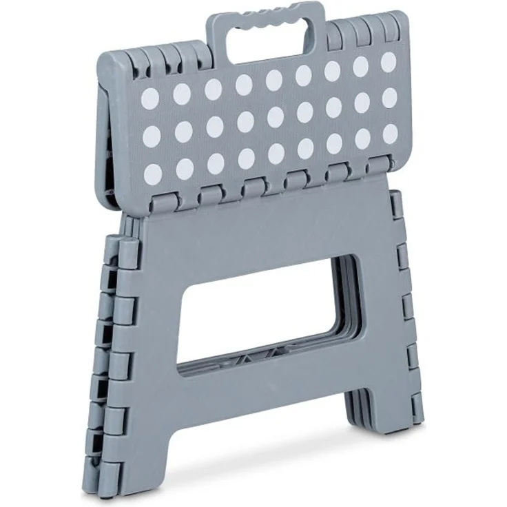 Klapphocker faltbar M hellgrau 4er Set 10036388 – Bild 9