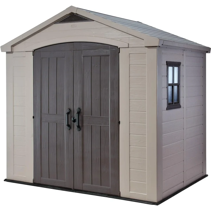 Keter Gerätehaus Factor 86 Beige 418554 – Bild 1