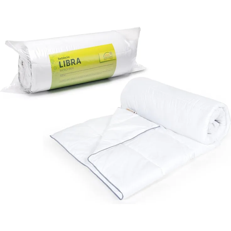 155x220 Sommer Bettdecke Steppbettdecke antiallergisch für Allergiker Sommerdecke 100% Mikrofaser 1100g Libra DecoKing