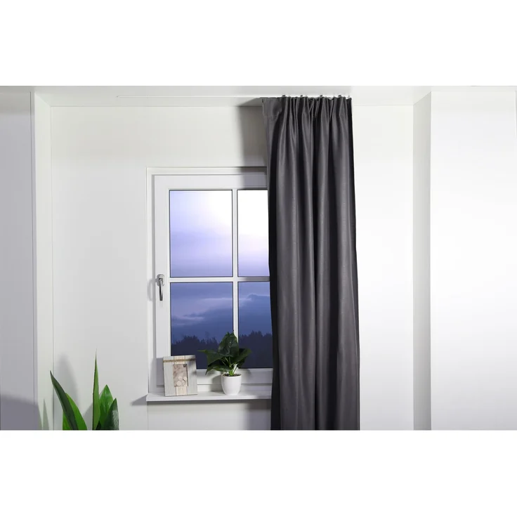 Deco-Raum® Gardinenschiene Minimal | Länge: 430cm | Material: Aluminium | Farbe: Weiß – Bild 6