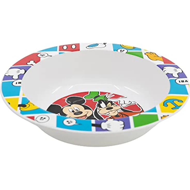 Mikrowellengeschirr Schüssel Ø16 für Kinder verschiedene Motive Mickey Mouse – Bild 2