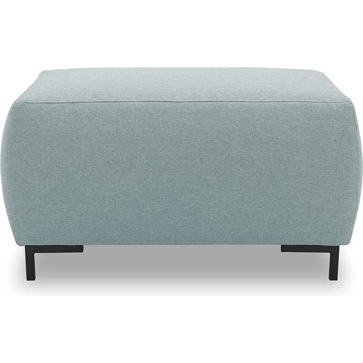 LOOKS by Wolfgang Joop Looks VI Designer Hocker, Polsterhocker, eisblau, 88x68 cm