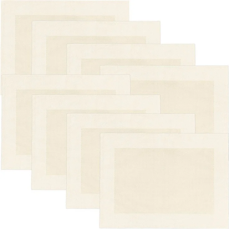 Erwin Müller Platzset Tischset "Lissabon" 8er-Pack, abwaschbar Uni – Bild 1