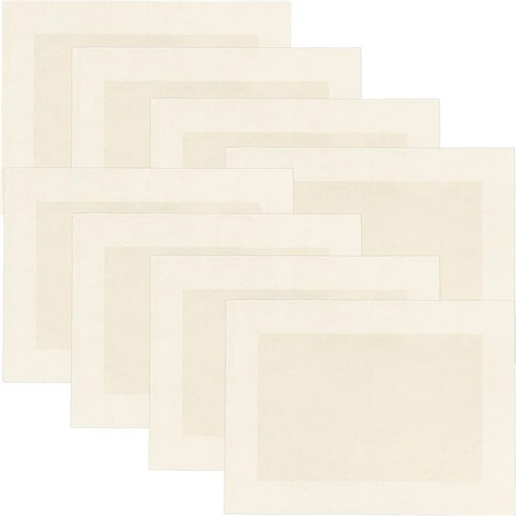 Erwin Müller Platzset Tischset "Lissabon" 8er-Pack, abwaschbar Uni