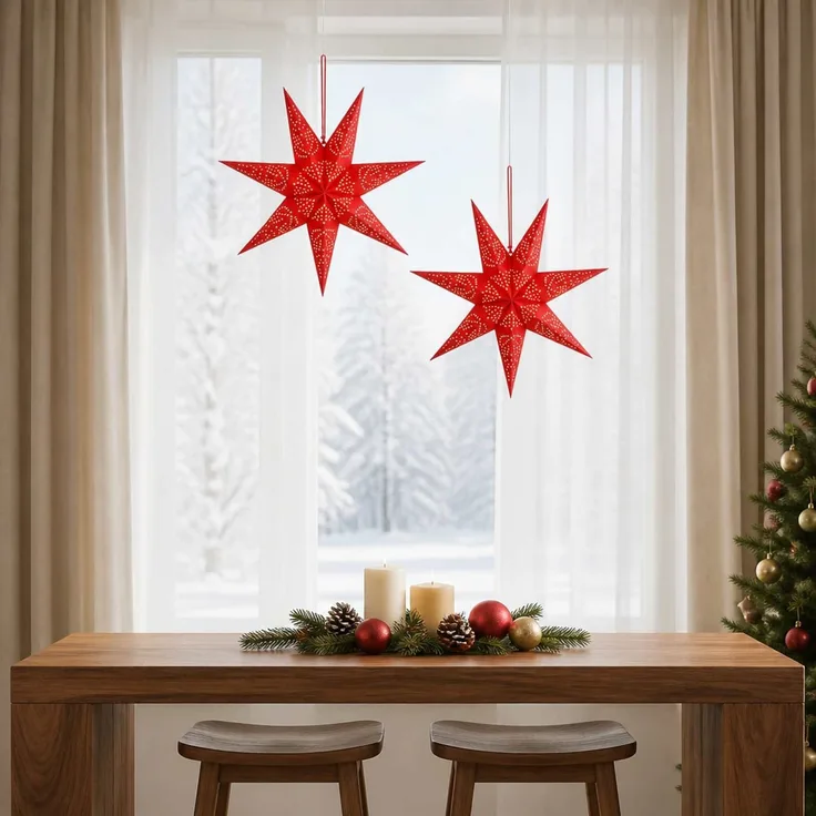vidaXL Weihnachtsbeleuchtung RAAHE 2 stk. 10 LEDs Warmes Weiß 42056653