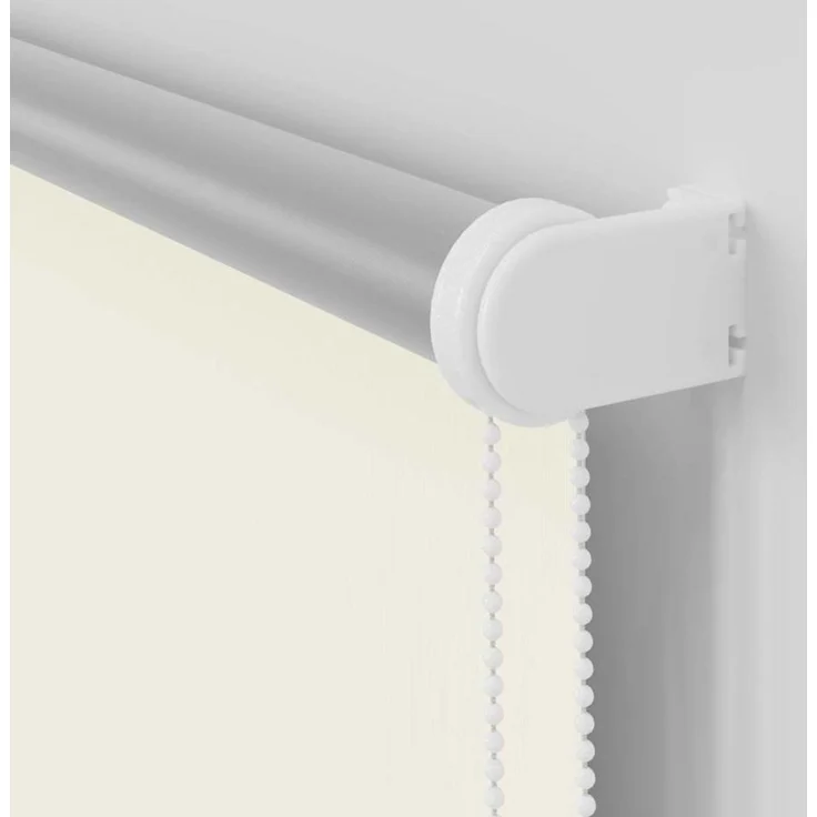 vidaXL Verdunkelungsrollo Cremeweiß 145x210cm Stoffbreite 141,6cm 4011709 – Bild 10