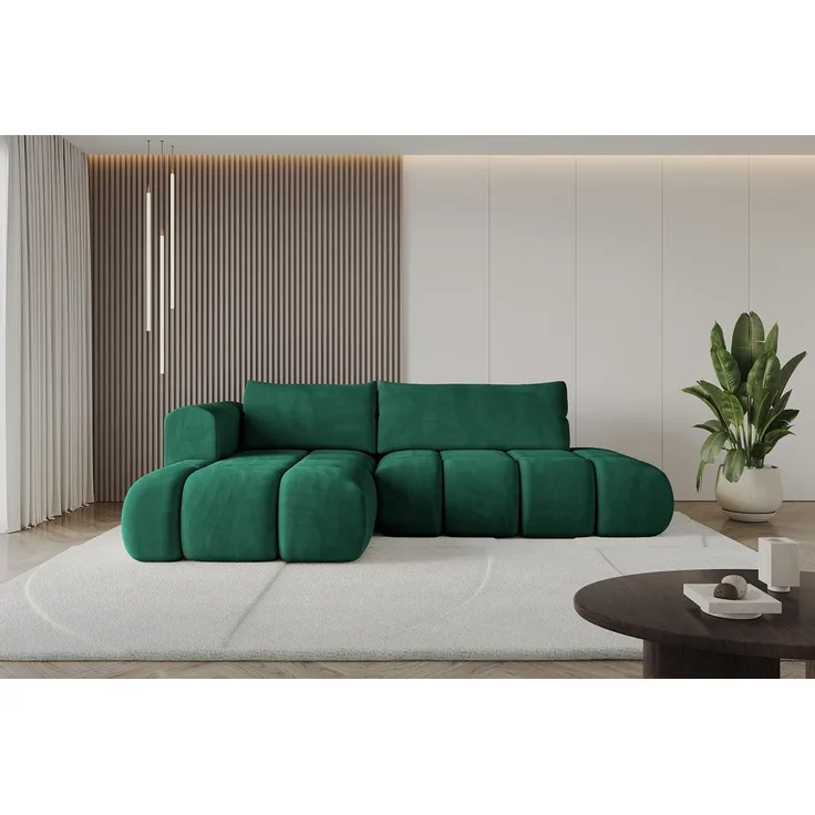 ALTDECOR Ecksofa CLOUD-L, Couch mit Schlaffunktion, Wohnzimmer - Wohnlandschaft, Corner Sofa Bett Eckcouch Couch L-Form Schlafcouch Ausziehbar