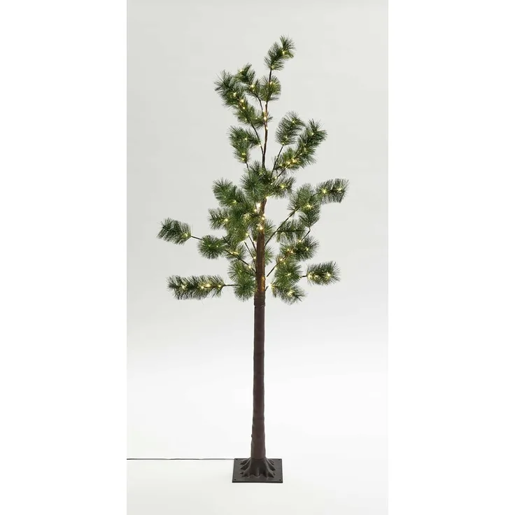 Northpoint LED Baum Tannenbaum Nadelbaum Braun 3,6W 150 LEDs 150cm hoch