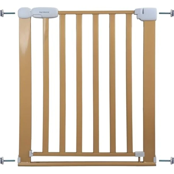 Absperrgitter Treppenschutzgitter beige für 75-85cm Durchgang 77cm Hoch – Bild 2