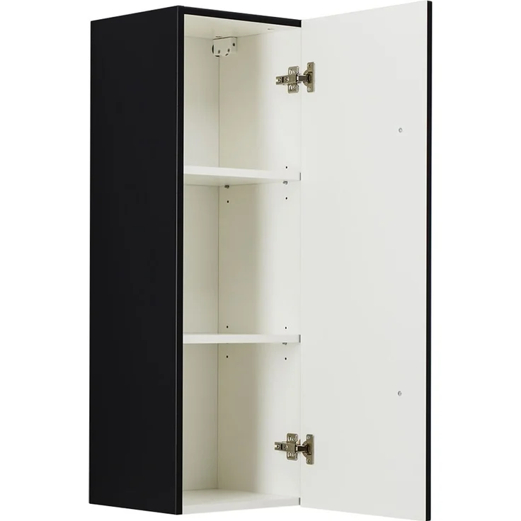 Hochschrank 100 cm schwarz : Schwarz – Bild 2
