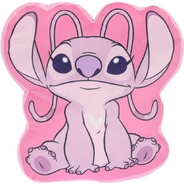 Lilo & Stitch 3D Kissen Angel Design – 40cm Großes Kuschelkissen Dekokissen – Bild 3