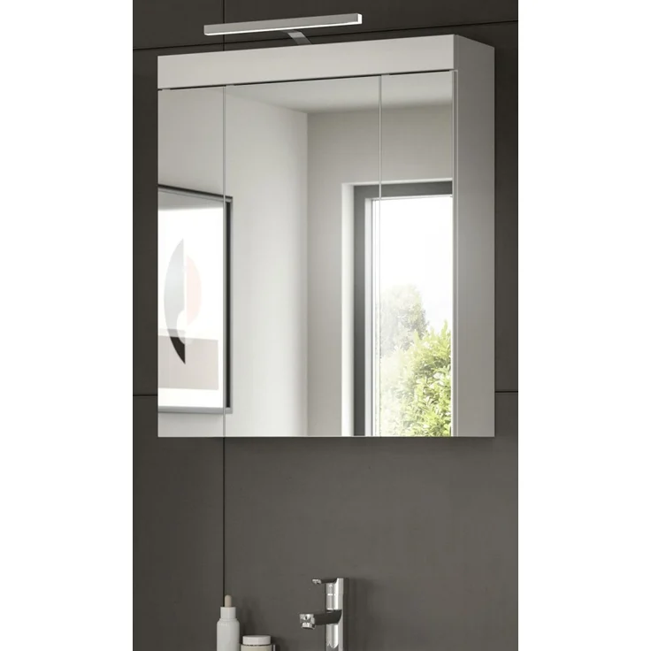 Badezimmer Spiegelschrank Gusto in weiß matt 60 cm – Bild 1