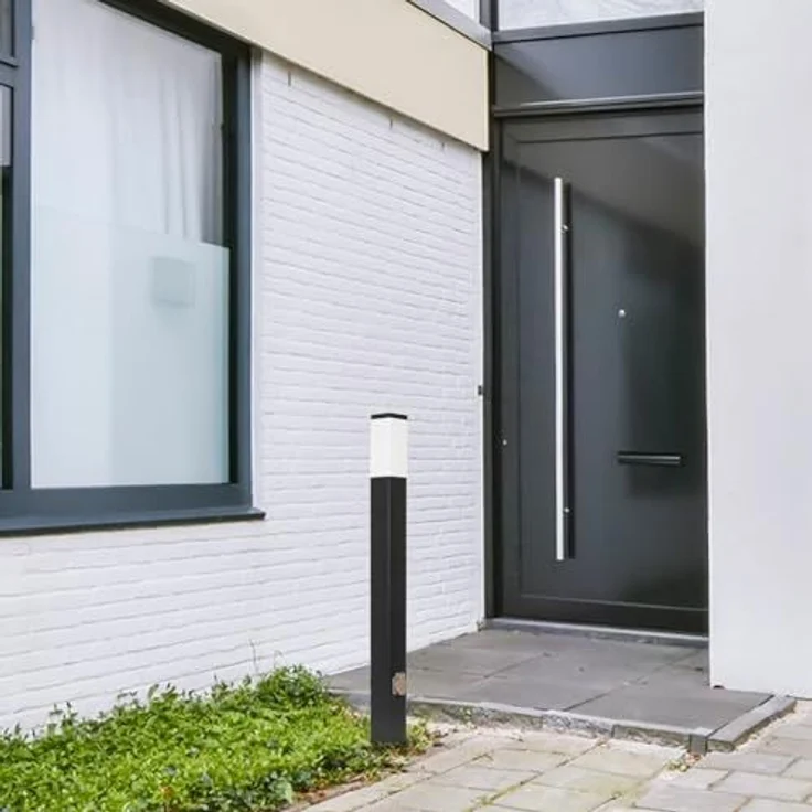 Grafner Außen-Stehlampe Wegleuchte Standleuchte 100cm WL10799 mit 2 Steckdosen, ohne Leuchtmittel, Steckdose – Bild 4