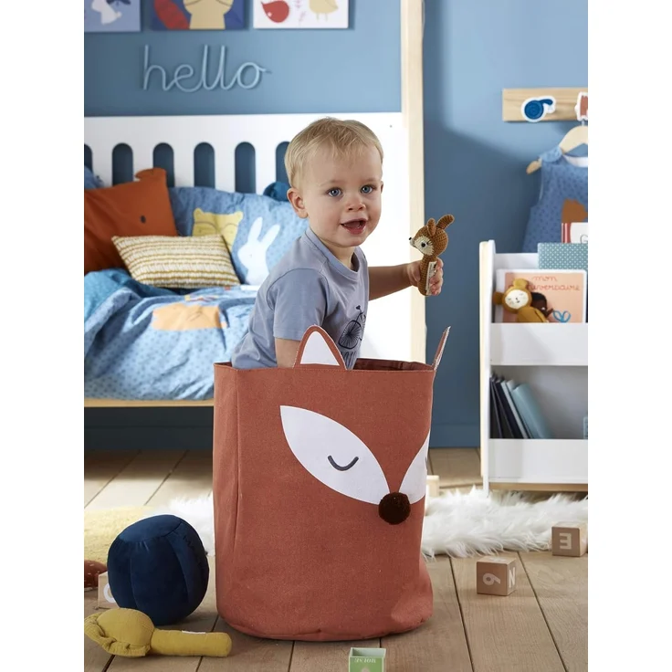 vertbaudet Aufbewahrungskorb Kinderzimmer Aufbewahrungskorb, Fuchs – Bild 2