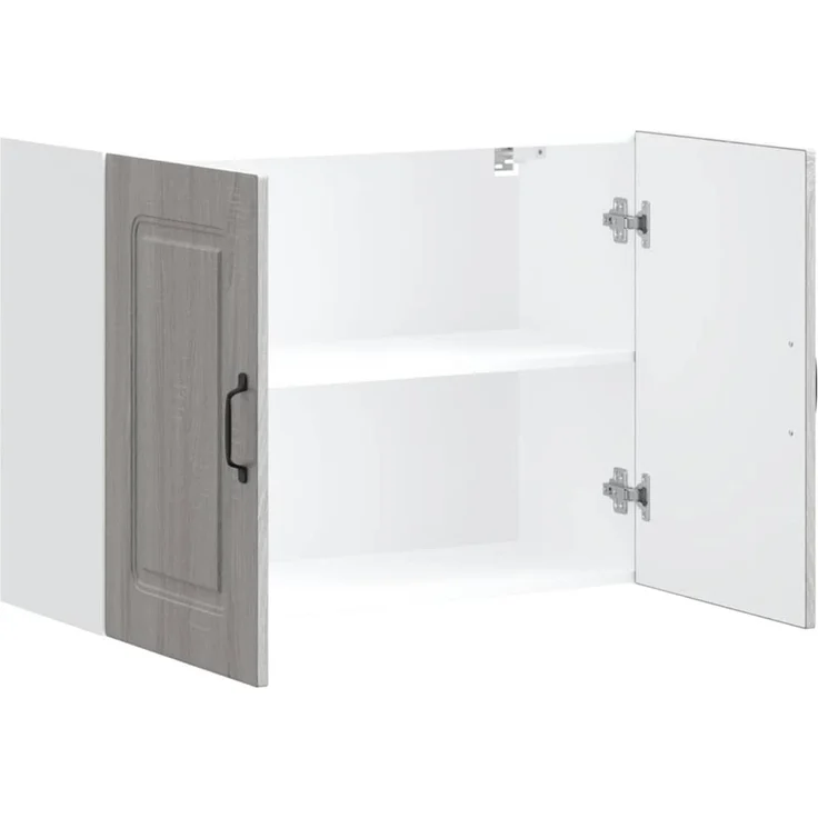 vidaXL Küchen-Hängeschrank Kalmar Grau Sonoma Holzwerkstoff 853593 – Bild 4