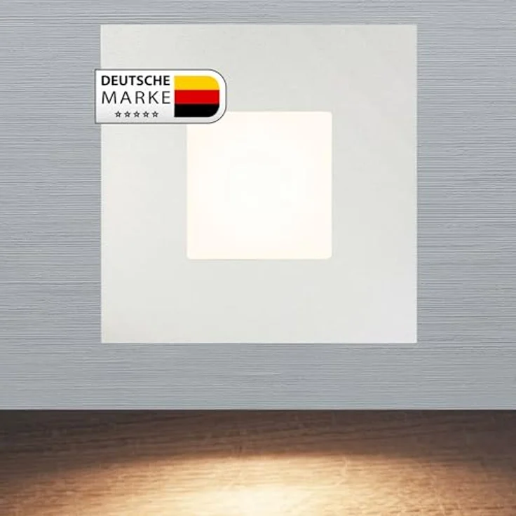 Maxkomfort LED Wandstrahler 6103, LED fest integriert, Warmweiß, 3000K, Treppenbeleuchtung – Bild 3
