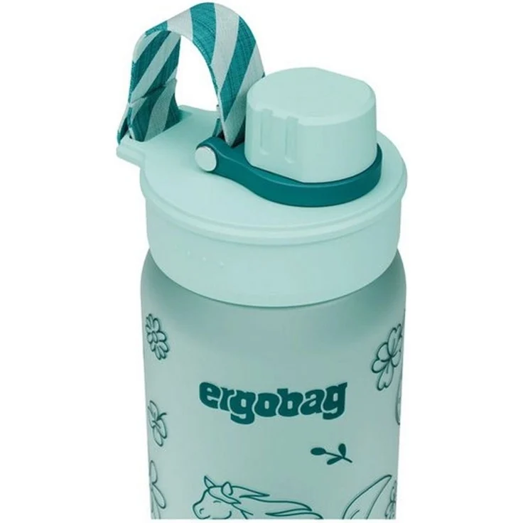 ergobag Trinkflasche Trinkflasche, auslaufsicher und kohlensäuregeeignet – Bild 2