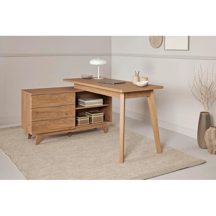 Jahnke Eckschreibtisch Libre D 240 E Montana Eiche – Bild 13
