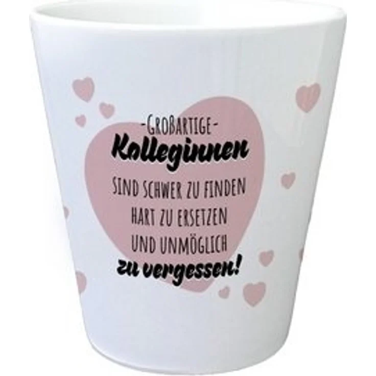 speecheese Blumentopf Herzen Blumentopf mit Spruch Großartige Kolleginnen – Bild 6