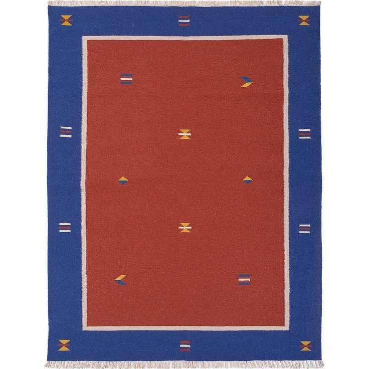 Kelim Teppich - Trendy - 240 x 170 cm - rost – Bild 1