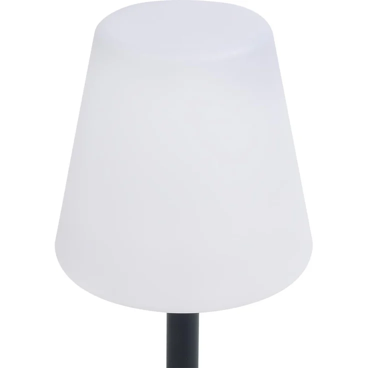 Solar Tischleuchte Outdoor, per USB & Solar aufladbar, Höhe 25cm – Bild 9