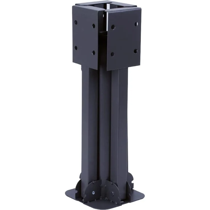 Aktive 53991 Klappbarer Metallständer, 86 x 86 x 34 cm, Rohrdurchmesser 38 und 48 mm, Schwarz – Bild 2