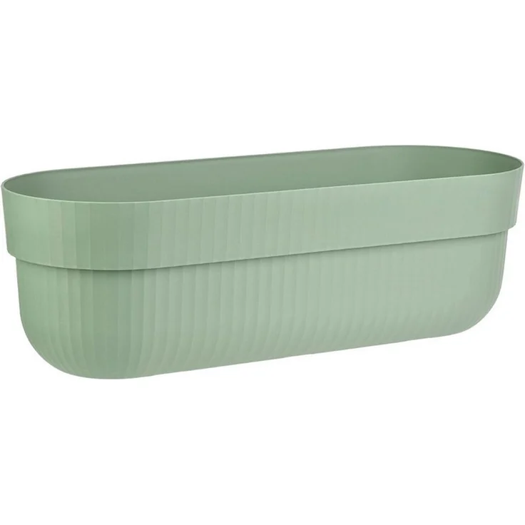 Engelland Blumenkasten mit Wasserspeicher/Drainagesystem und Abstandshalter (Vorteils-Set, 1 St), Blumentopf, 50 cm, PP-Kunststoff, Balkonkasten, länglich, formstabil – Bild 5