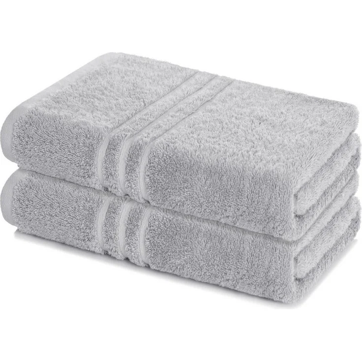 Lavea Badetuch Elena 2er Set Badetücher 100x150 cm, Duschtuch, 500 g/m² Frottier, weich & saugstark, pflegeleicht – Bild 1