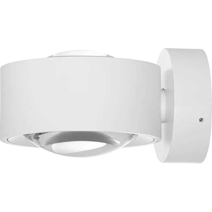 Arcchio Wandleuchte Rotari, LED, Metall, Weiß warmweiß IP20, 2 x 7,1 W LED, warmweiß