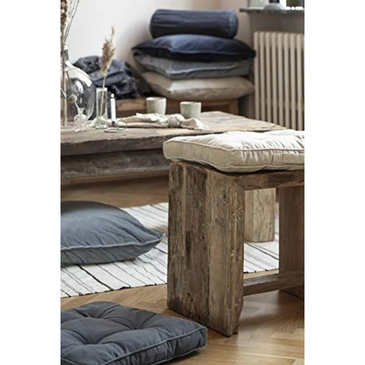 Kissenbezug Kissenhülle Samt Velour Staubig Blau 52x52cm Ib Laursen 6230-68 – Bild 4