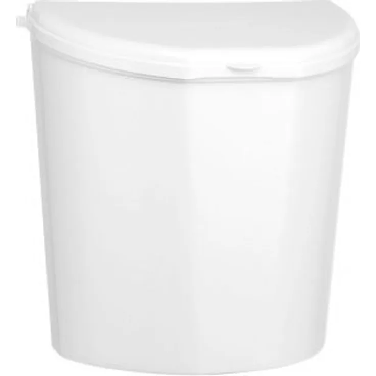 Brunner Abfallbehälter Pillar XL Kunststoff, weiß - 10 Liter