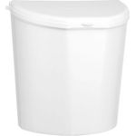 Brunner Abfallbehälter Pillar XL Kunststoff, weiß - 10 Liter