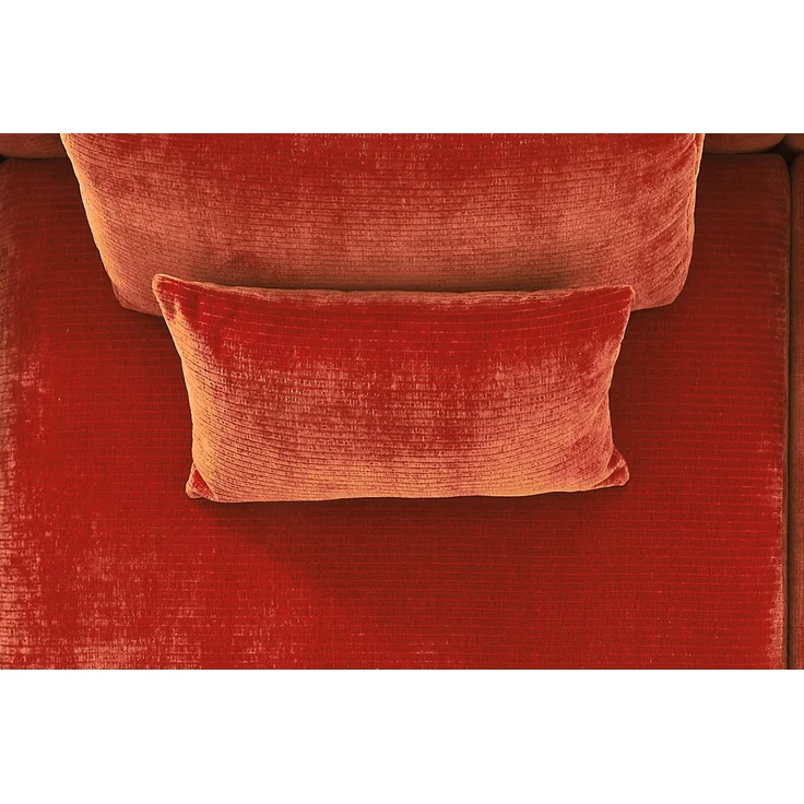 KAWOLA Spitzkissen SEPHI rechteckig Cord Vintage rot 40 x 60 x 60 cm – Bild 2