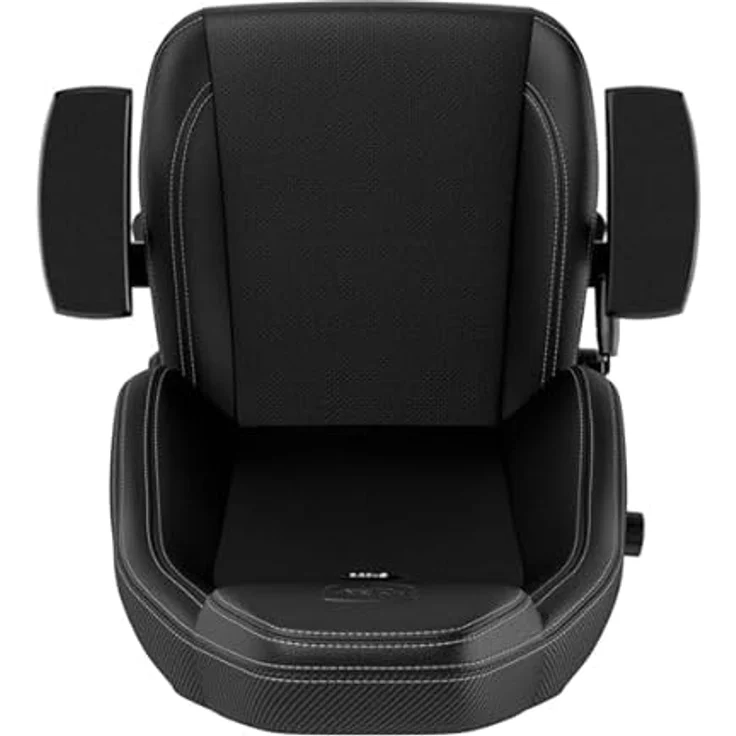 noblechairs LEGEND Gaming Stuhl - Silver Edition, Kunstlederbezug in Schwarz, ergonomisch verstellbar, bis 150 kg belastbar – Bild 6