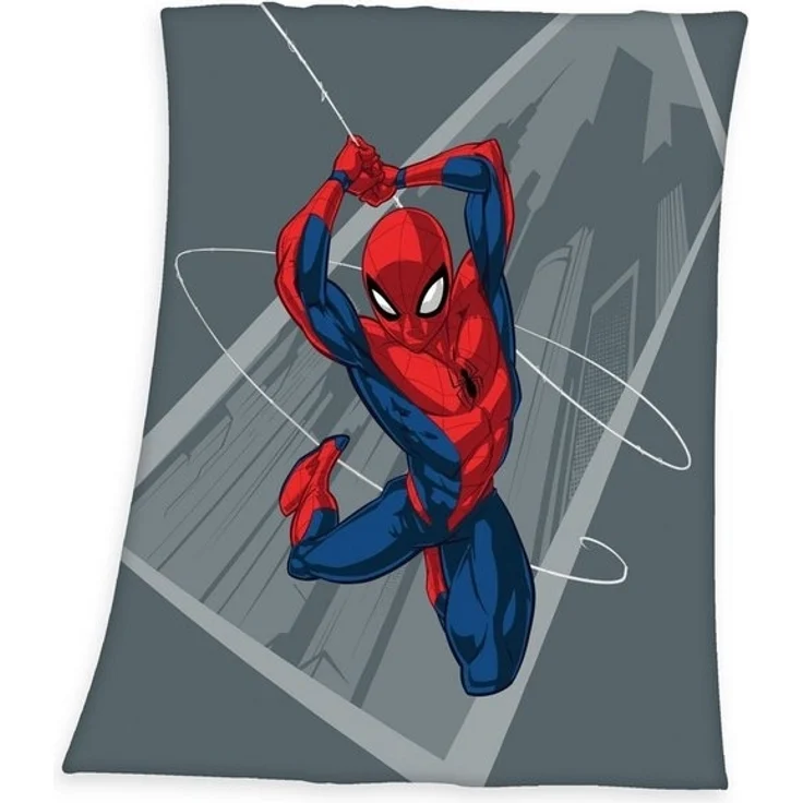 Wohndecke Spiderman Fleecedecke Schmusedecke Kuscheldecke 130 x 170 cm, Herding – Bild 2