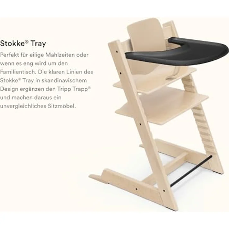 Stokke Tray für 'Tripp Trapp' Hochstuhl, schwarz – Bild 4