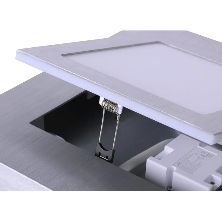 LED Deckenlampe, Aluminium, silber, warmweiß, L 30 cm – Bild 8