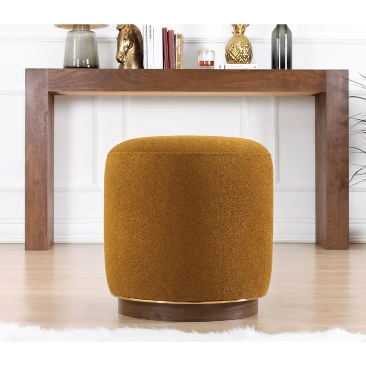 Hanah Home 'Zeone - Olive Green' Pouffe, Olivgrün, 42 x 43 x 42 cm – Bild 2